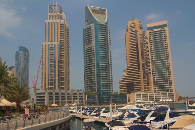 Mrakodrapy v Dubaj Marina
