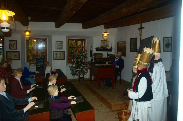 Skanzen v přerově nad Labem - škola