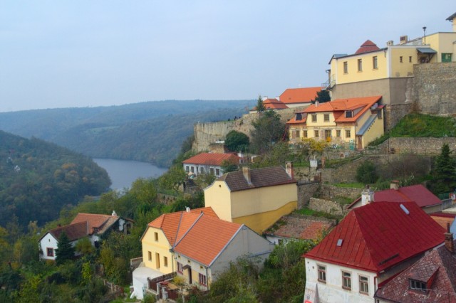 Výhled na Znojmo z Mikulášského náměstí