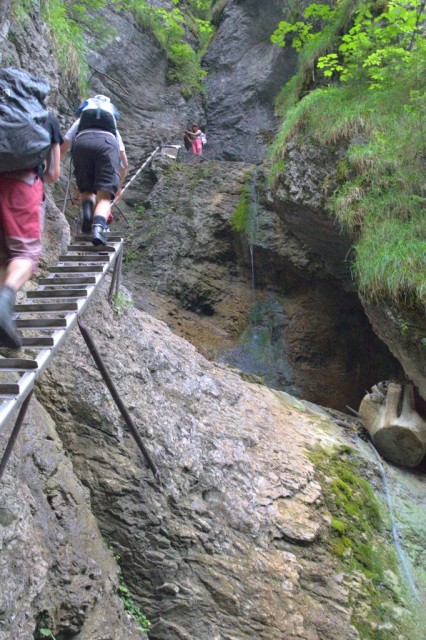 Misové vodopády při nedostatku vody - Slovenský ráj