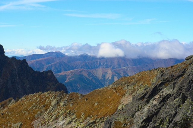 Výhled z Bystrého sedla - Vysoké Tatry