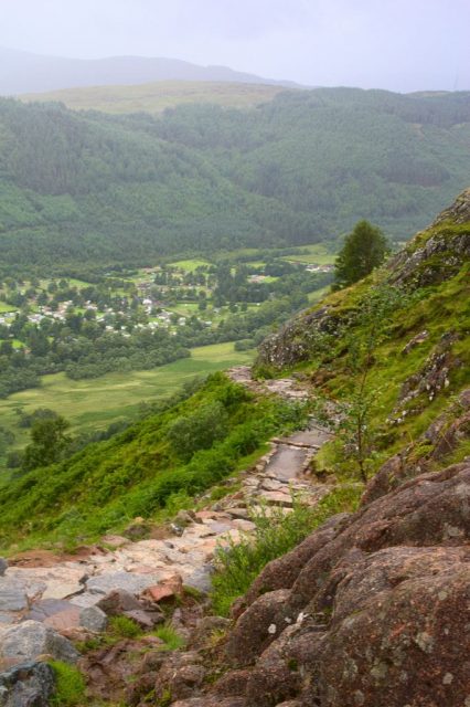 Fort William cestou na Ben Nevis