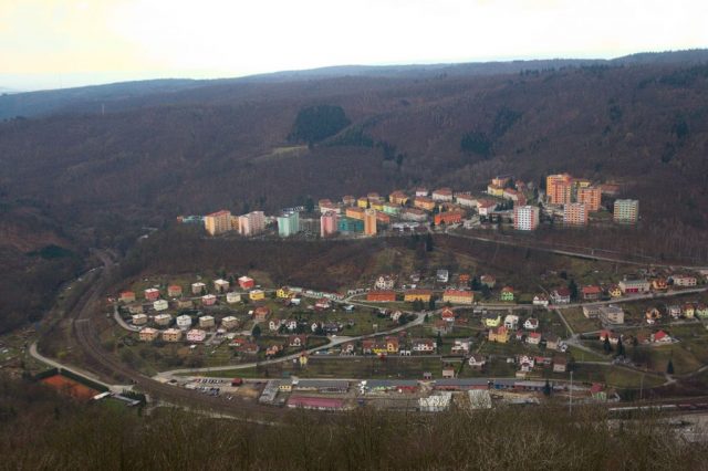 Adamov - Ptačina z Alexandrovy rozhledny, Moravský kras