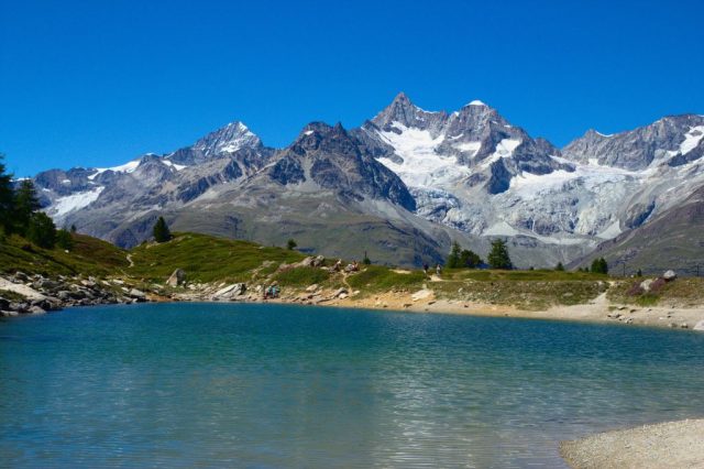 Grünsee bei Zermatt - Švýcarské Alpy