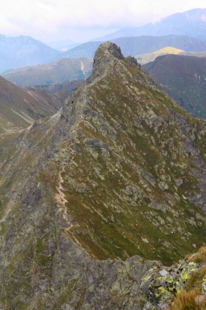 Ostrý Roháč z vrcholu Plačlivé - Roháče