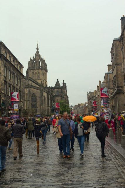 Royal Mile (Královská Míle) - centrum Starého Města, Edinburgh