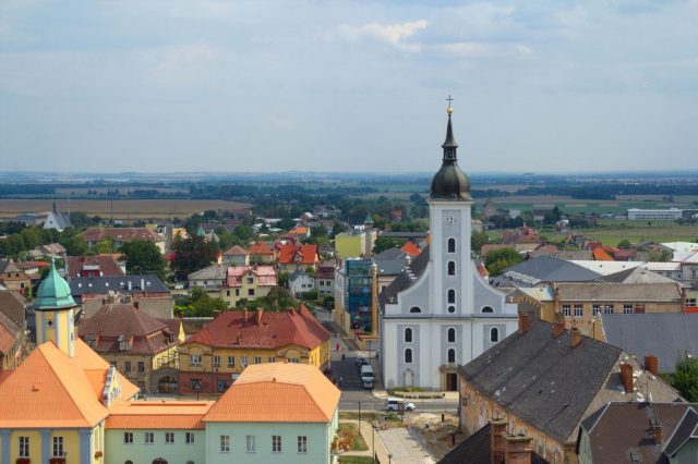 Výhled na Javorník z Eichendorffovy vyhlídky