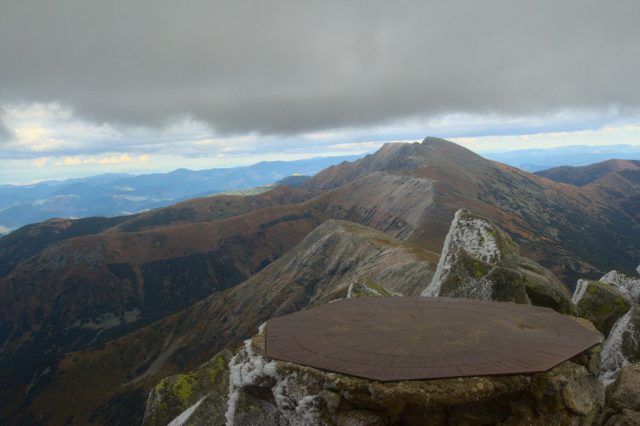 Výhled z vrcholu Chopok, Nízké Tatry