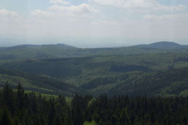 Výhledy z rozhledny na vrcholu Brdo, Chřiby